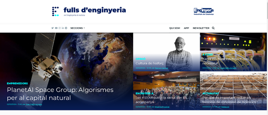 Publicitat al web de Fulls d'Enginyeria: La notícia més rellevant