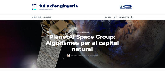 Publicitat: Publireportatge al web de Fulls d'Enginyeria